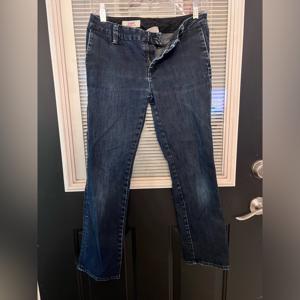 Classic straight leg jeans